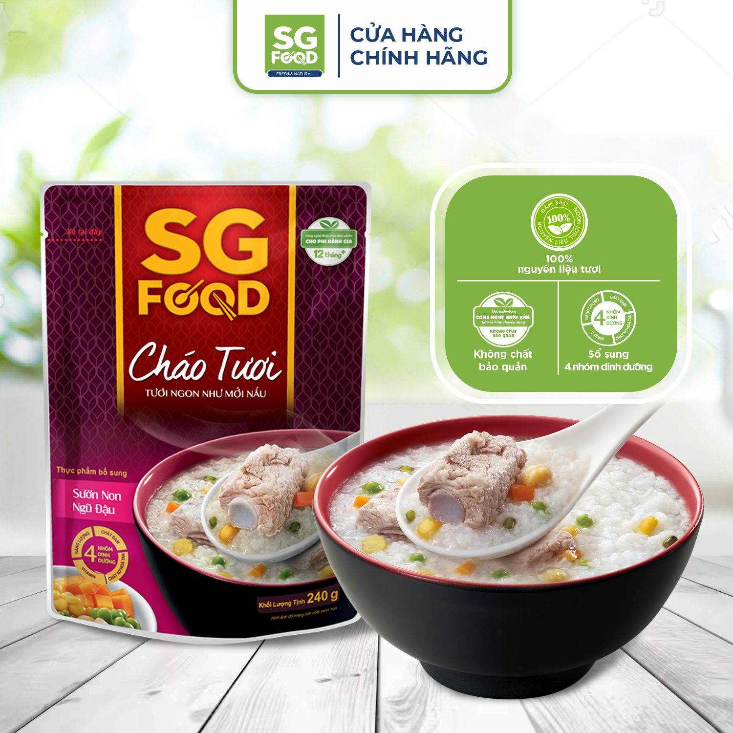 chao tuoi suon non ngu dau 240g