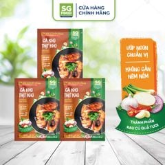 combo 3 goi xot gia vi hoan chinh ca kho thit kho sgf 70g