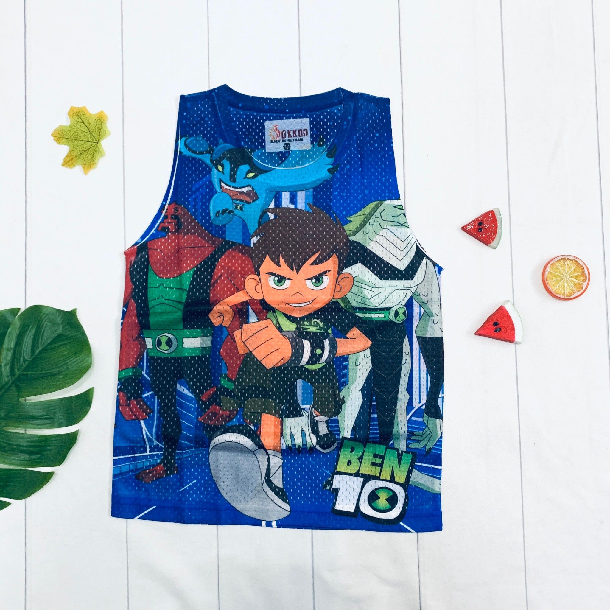  Áo ba lỗ lưới Ben10 sành điệu 