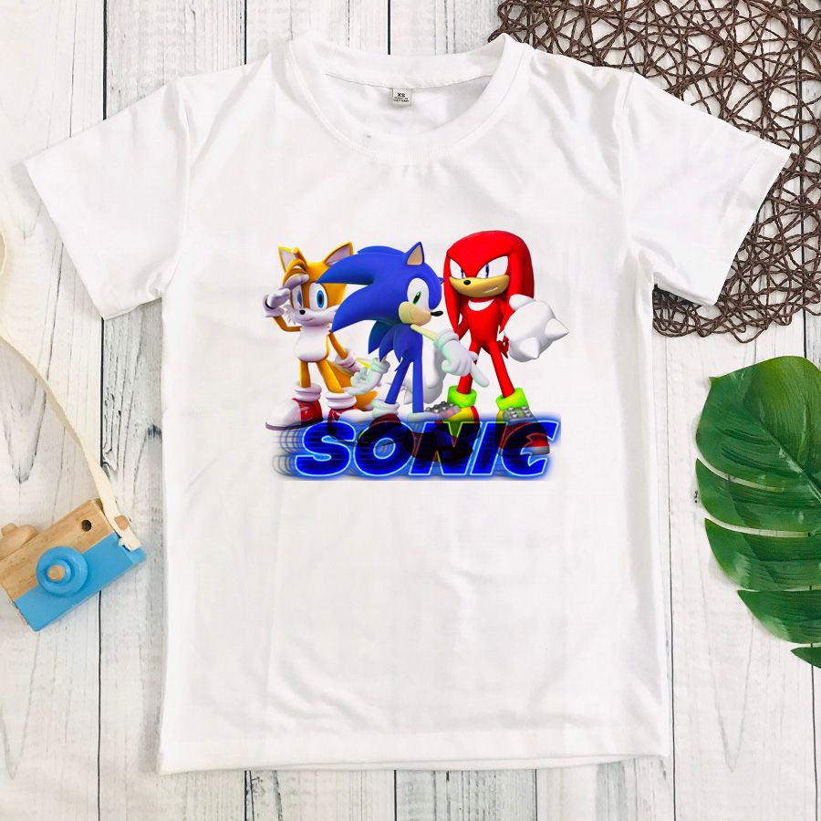  Áo thun Sonic và Mario cho bé 