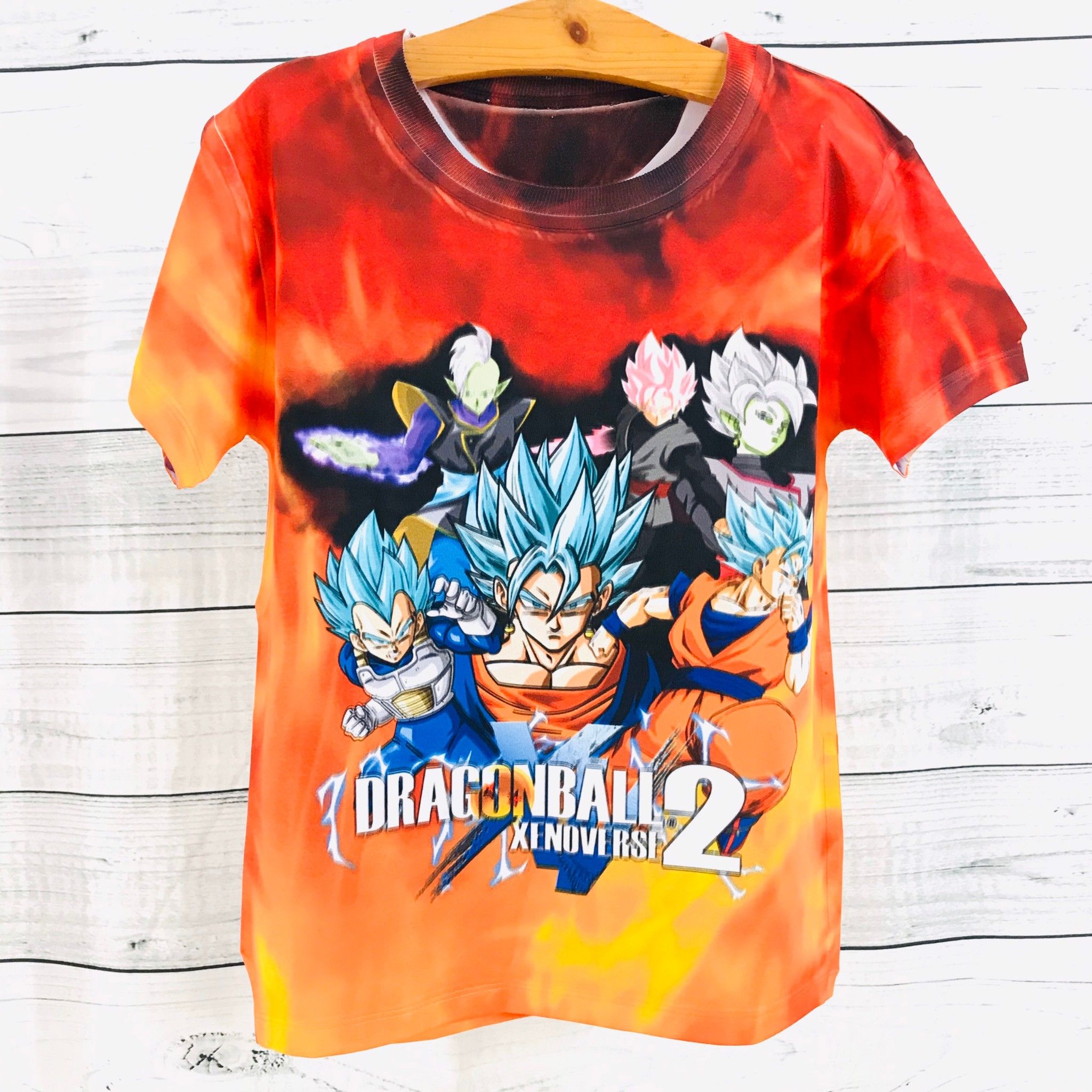  Áo thun in 3D thái Songoku siêu ngầu cho bé trai 