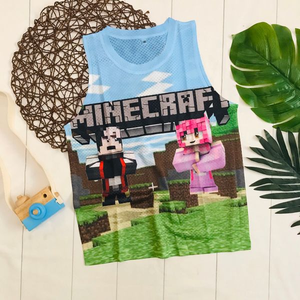  Áo ba lỗ lưới Minecraft đáng yêu 