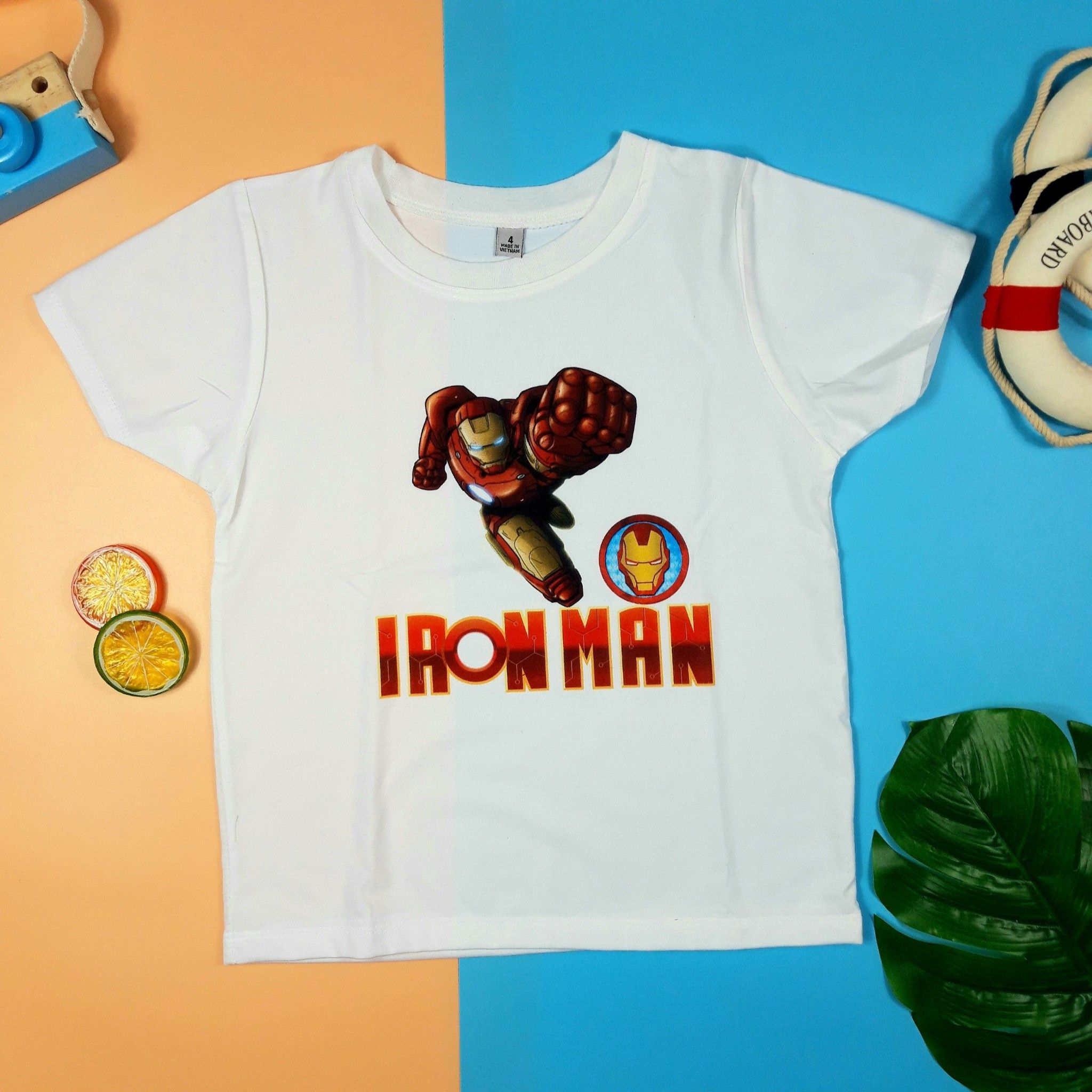  Áo thun người sắt iron man 