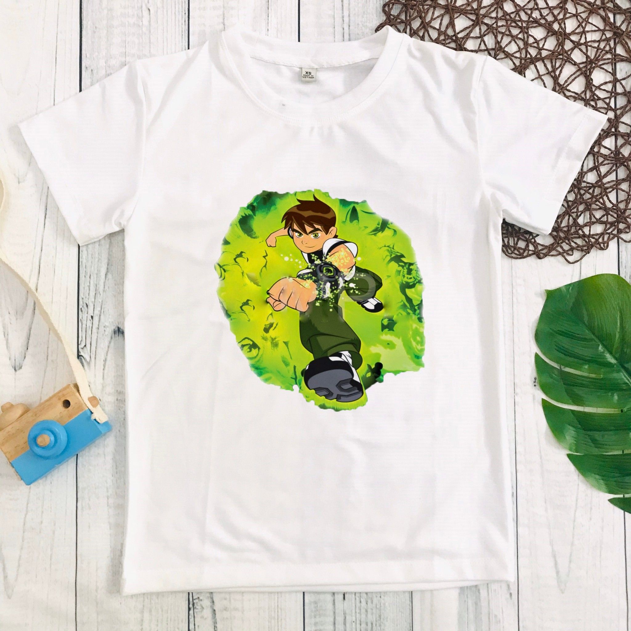  Áo thun Ben10 mẫu mới cho bé trai 