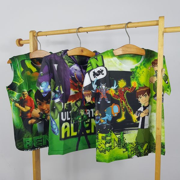  Áo thun ben 10 cho bé trai 