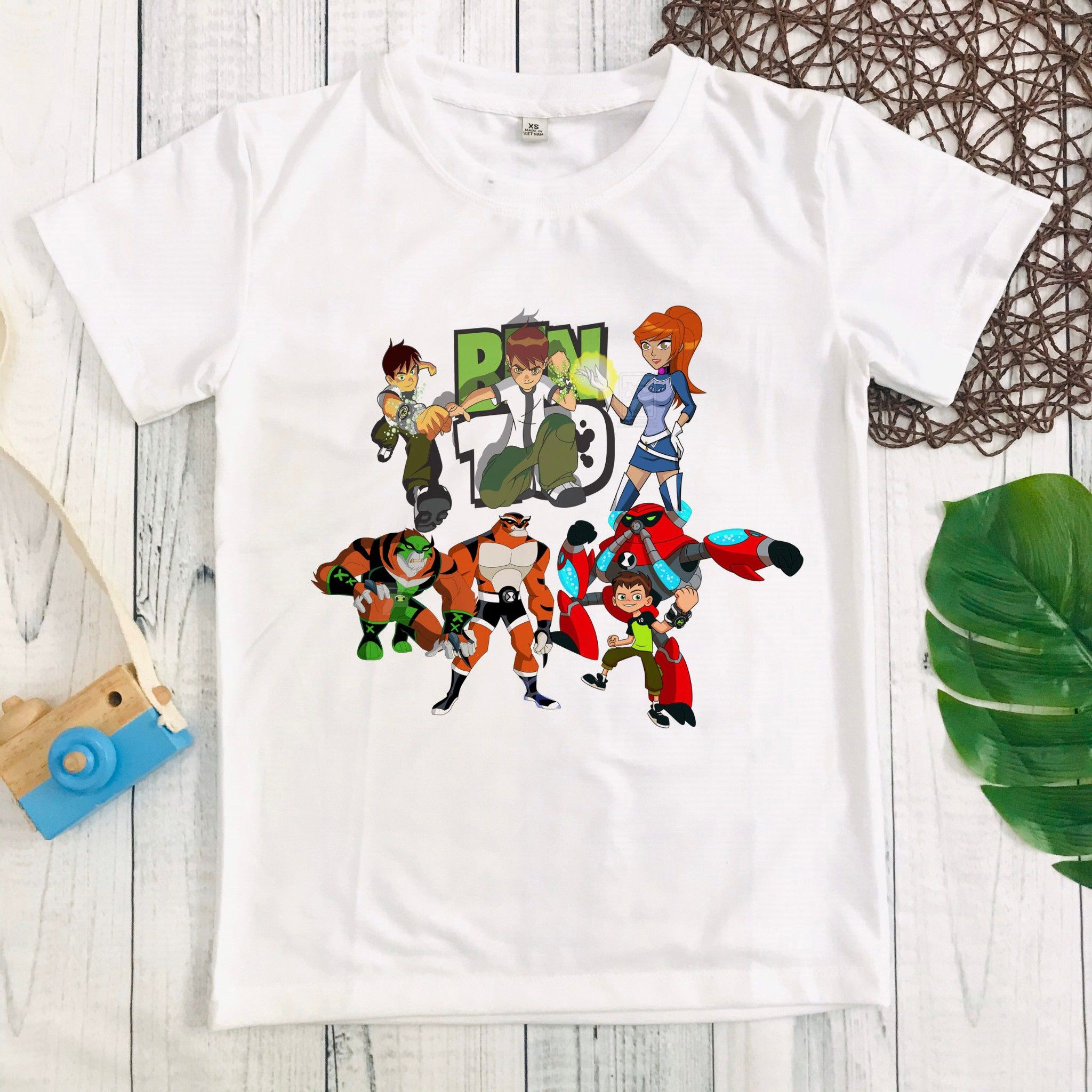  Áo thun Ben10 mẫu mới cho bé trai 