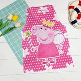  Áo ba lỗ lưới Peppa Pig hồng bé gái 