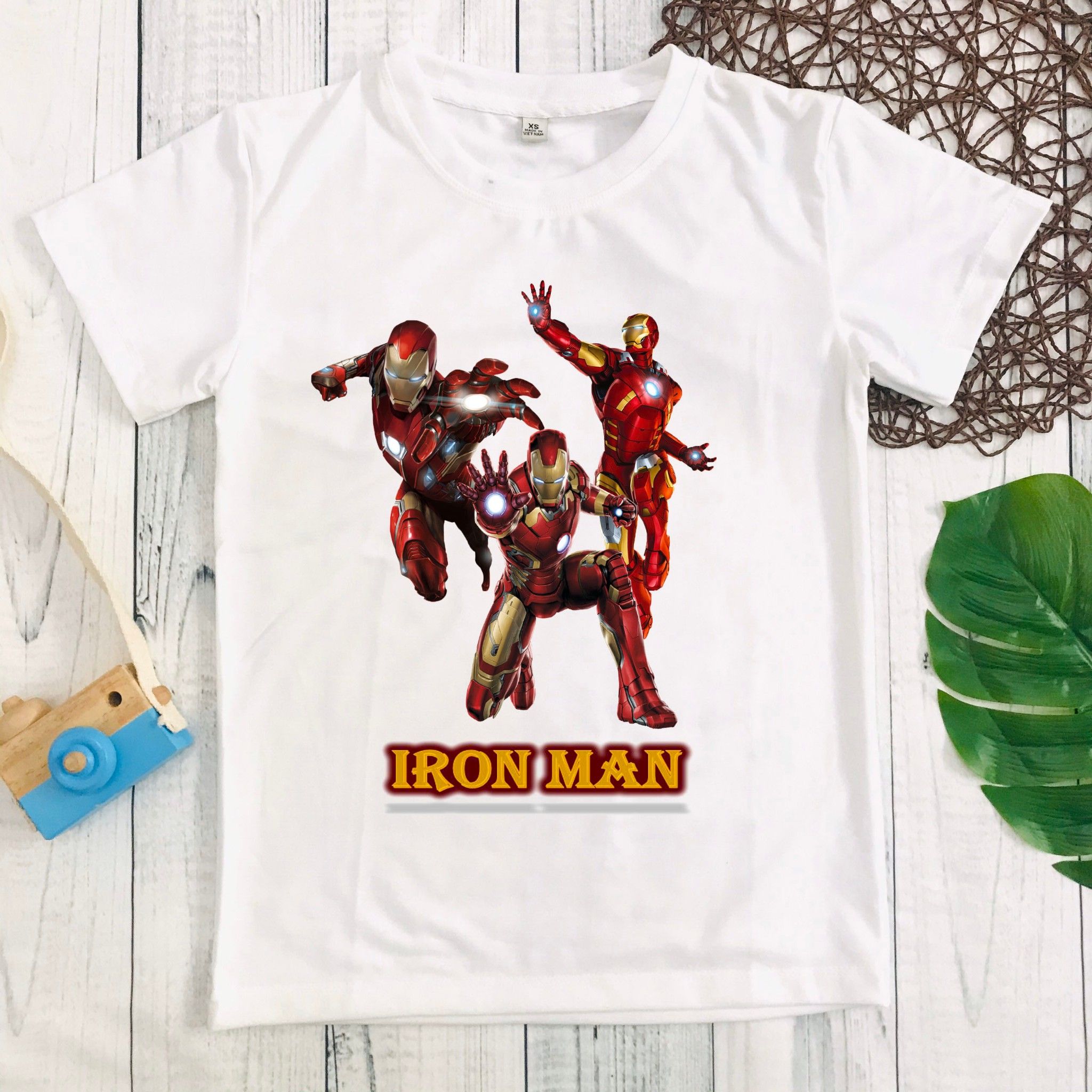  Áo thun IRON MAN cho bé trai 