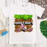  Áo thun Minecraft xinh xắn cho bé gái 