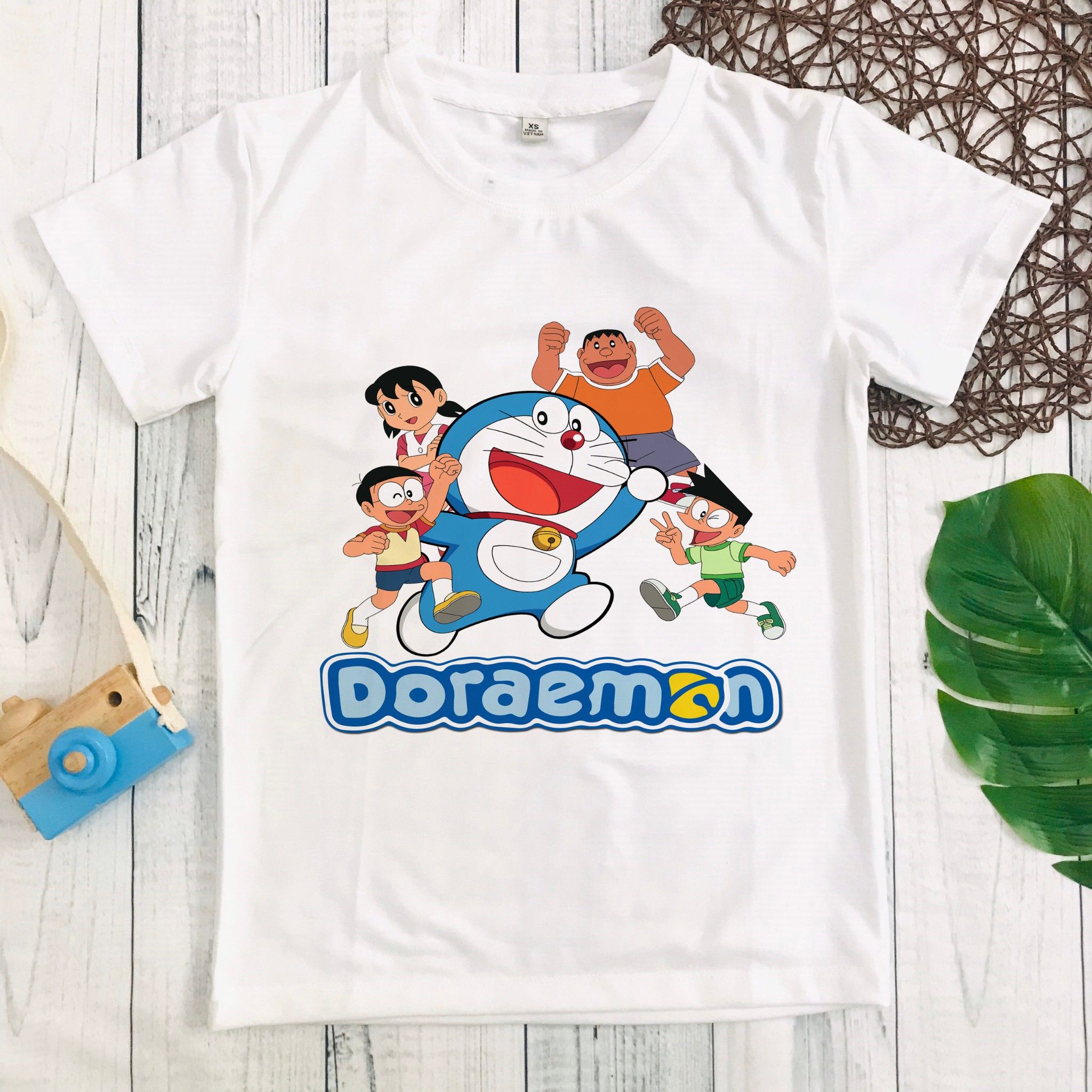 Áo thun Doraemon cho bé 