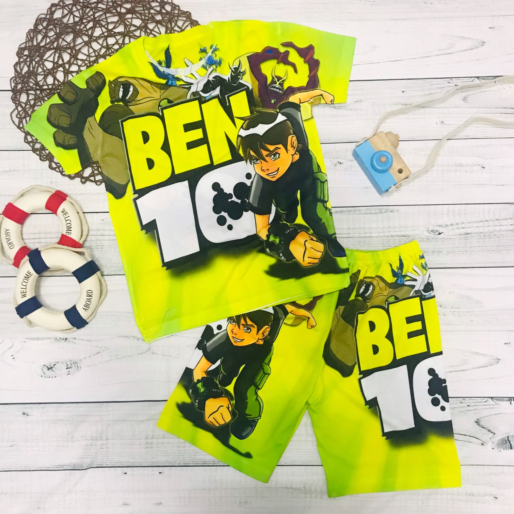  Bộ thun lạnh Ben10 Siêu ngầu cho bé 