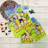  Bộ thun lạnh sát nách Hero Team bé trai 