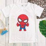  Áo thun trắng Spider Man bé trai 