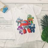  Áo thun Super Wings bé trai 