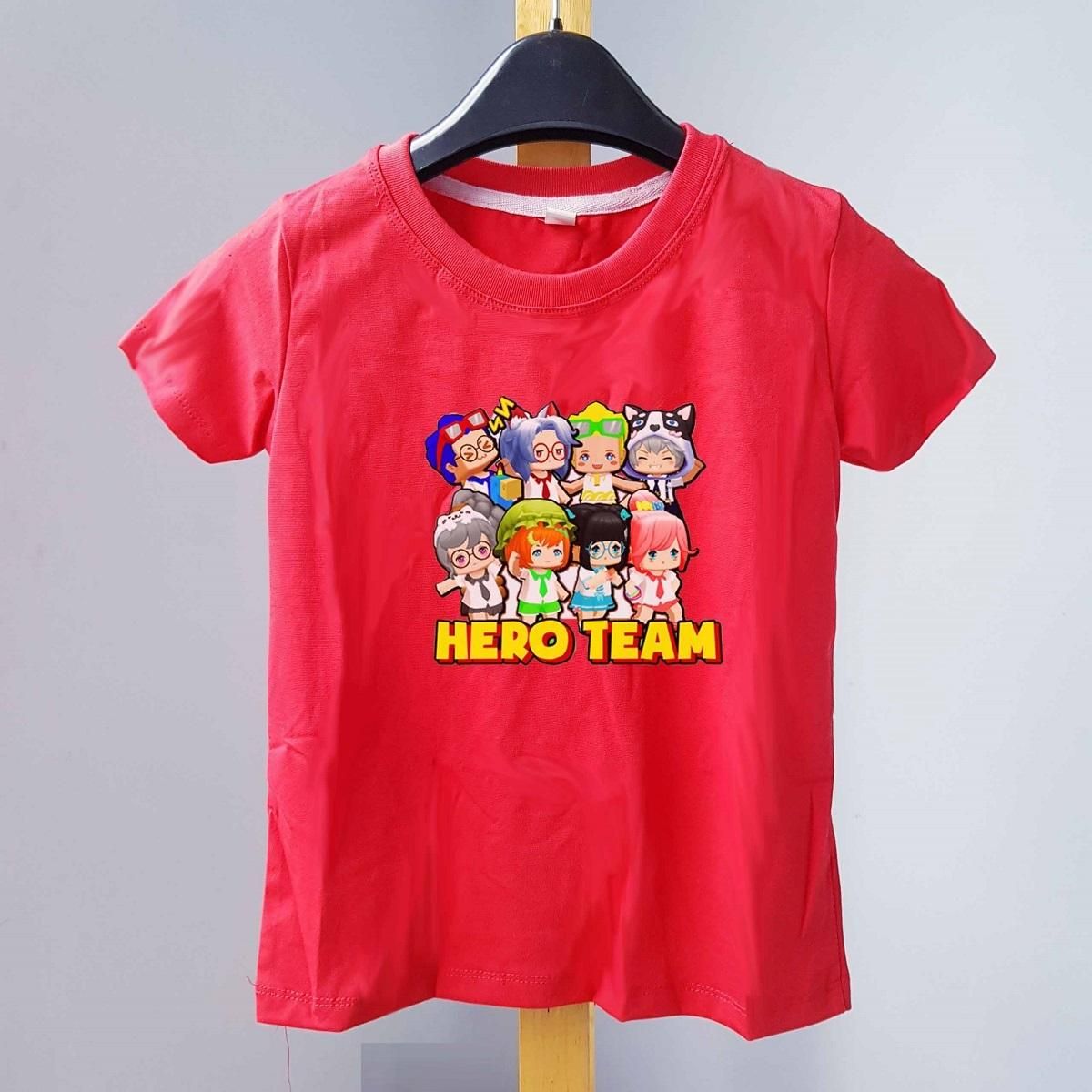  Áo thun màu Hero Team phong cách 