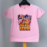  Áo thun màu Hero Team phong cách 