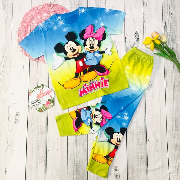  Bộ dài tay Mickey bé gái 