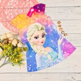  Đầm thun lạnh cánh tiên Elsa 