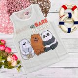  Áo thun ba lỗ lưới We Bare Bears 