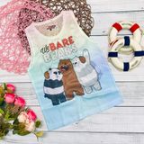  Áo thun ba lỗ lưới We Bare Bears 