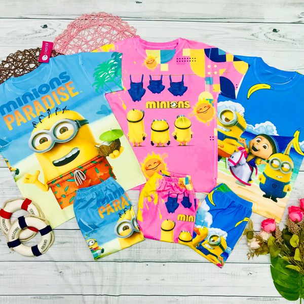  Bộ thun lạnh Minion dễ thương 