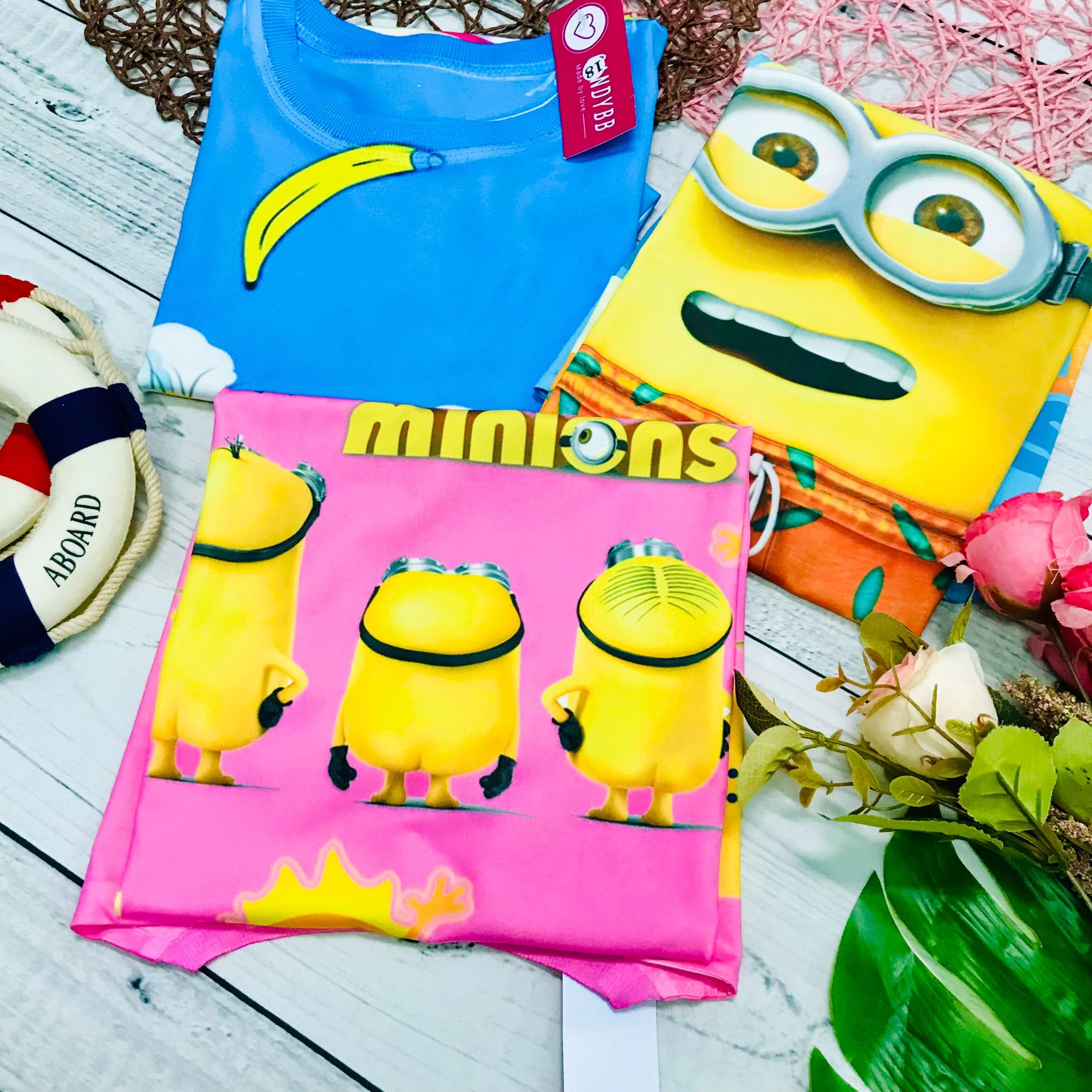  Bộ thun lạnh Minion dễ thương 