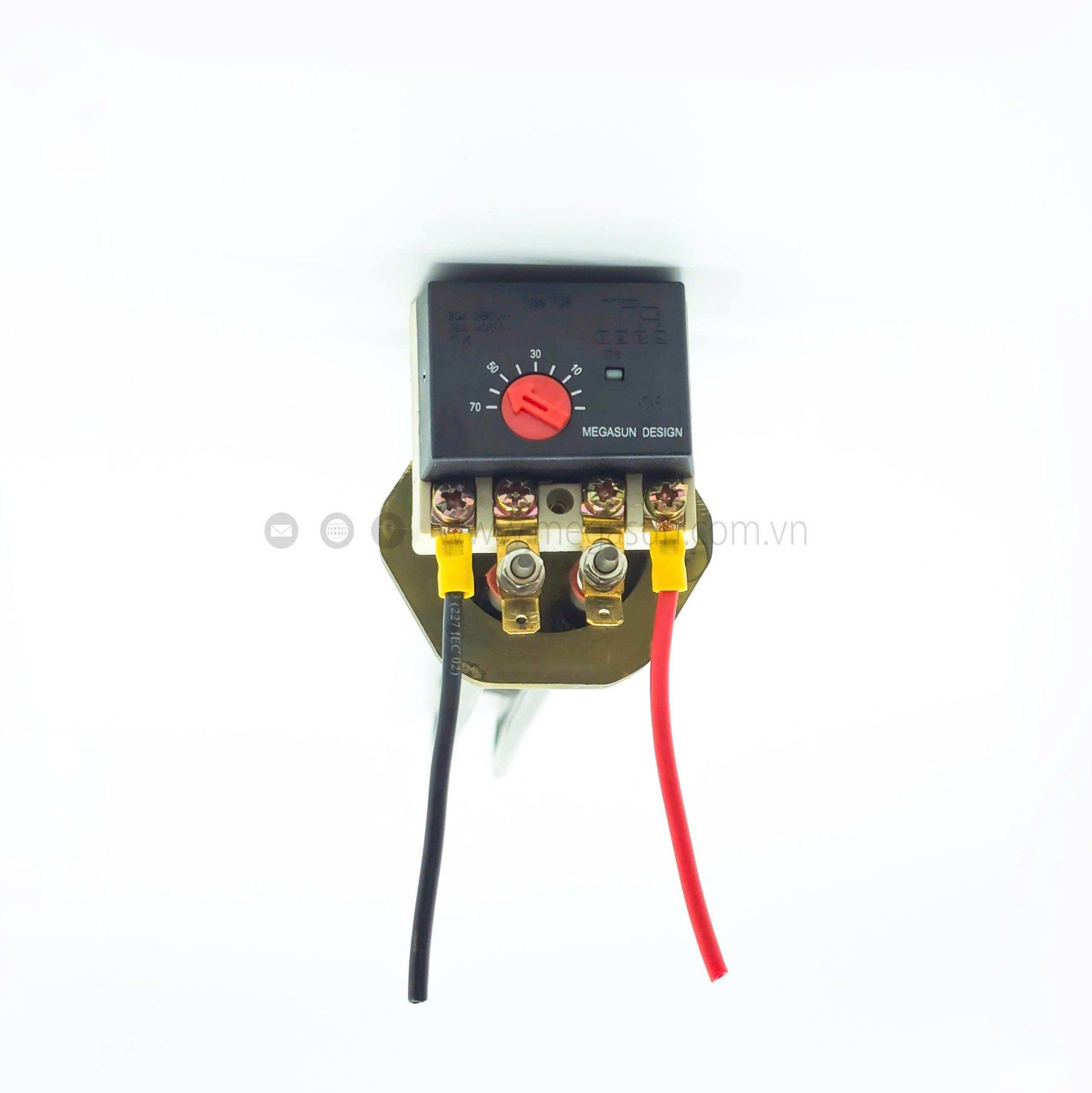 Điện trở TITANIUM 2KW x 220V tích hợp cảm biến Thermostat điều chỉnh nhiệt độ