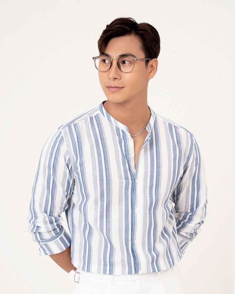 Sơ Mi Tay Dài Cổ Trụ R1621BB354