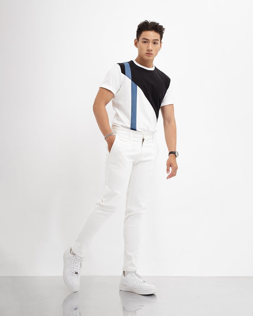 Áo Thun Nam Ghép Màu CS1210BB317