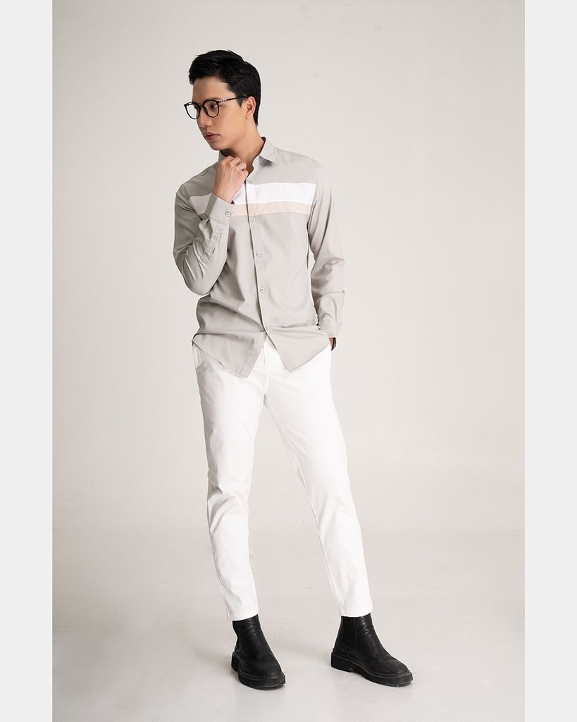 Áo Sơ Mi Nam Phối Màu R1622BB1122