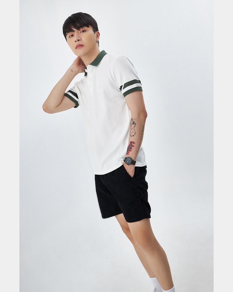 Áo Polo Nam Phối Bo R1300BB136