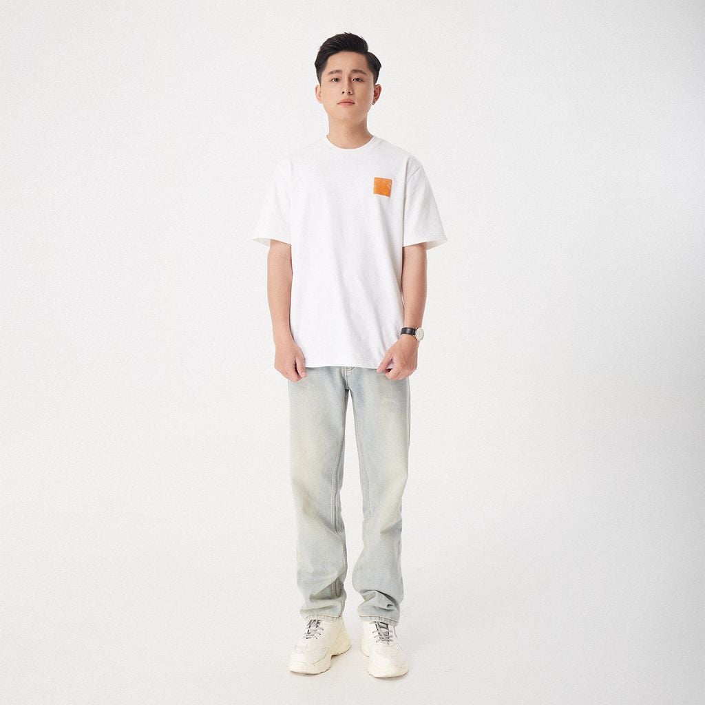 Áo Thun Nam In Chữ Phồng CS1210BB001