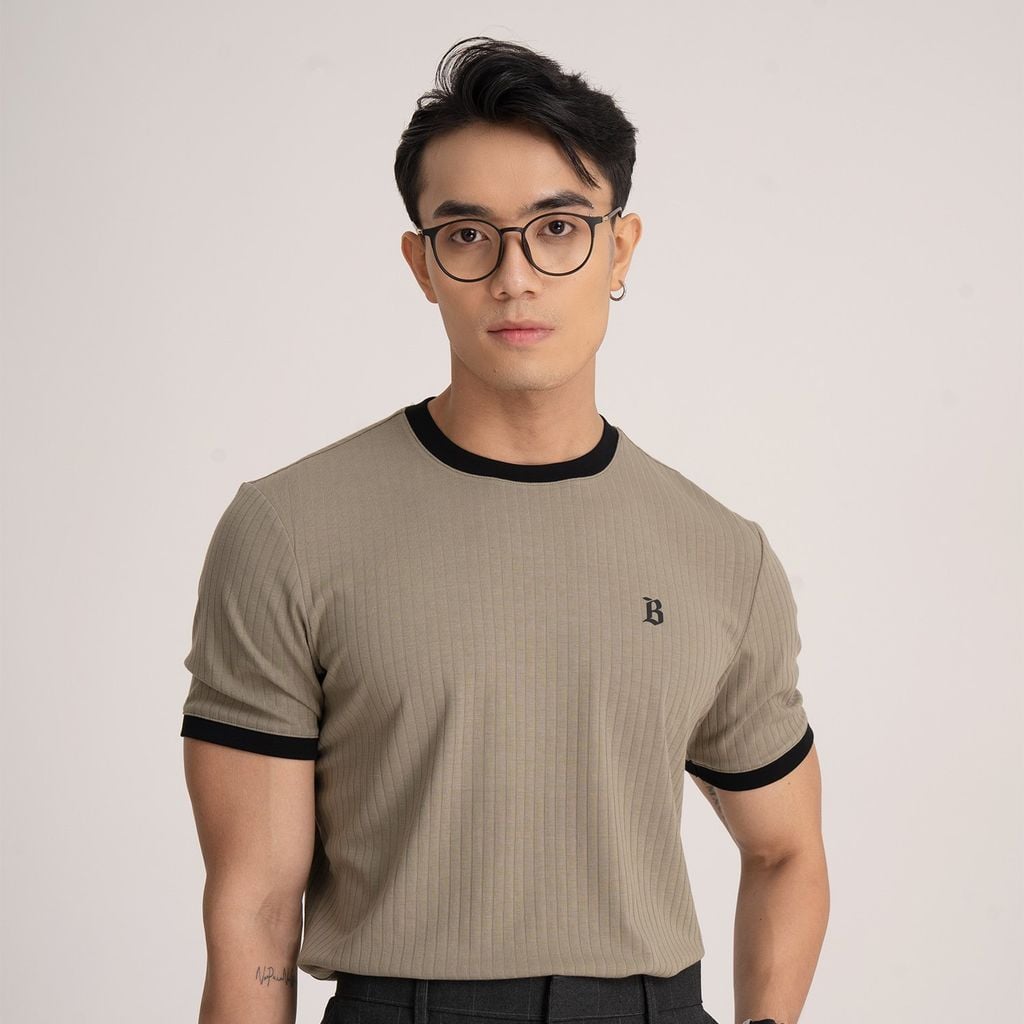 Áo Thun Phối Bo CS1210BB125