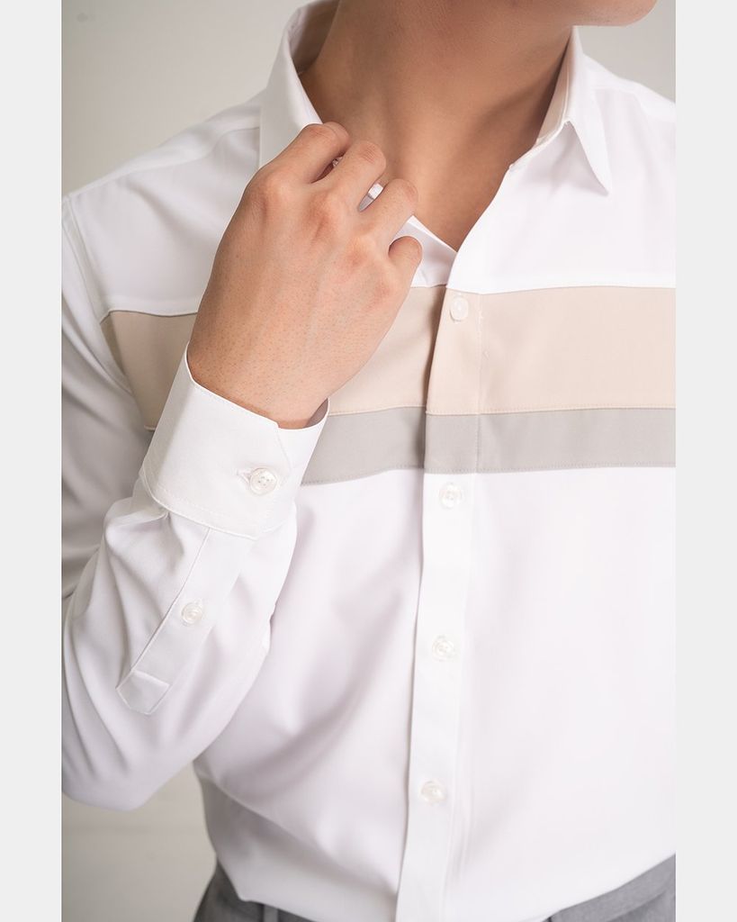 Áo Sơ Mi Nam Phối Màu R1622BB1122