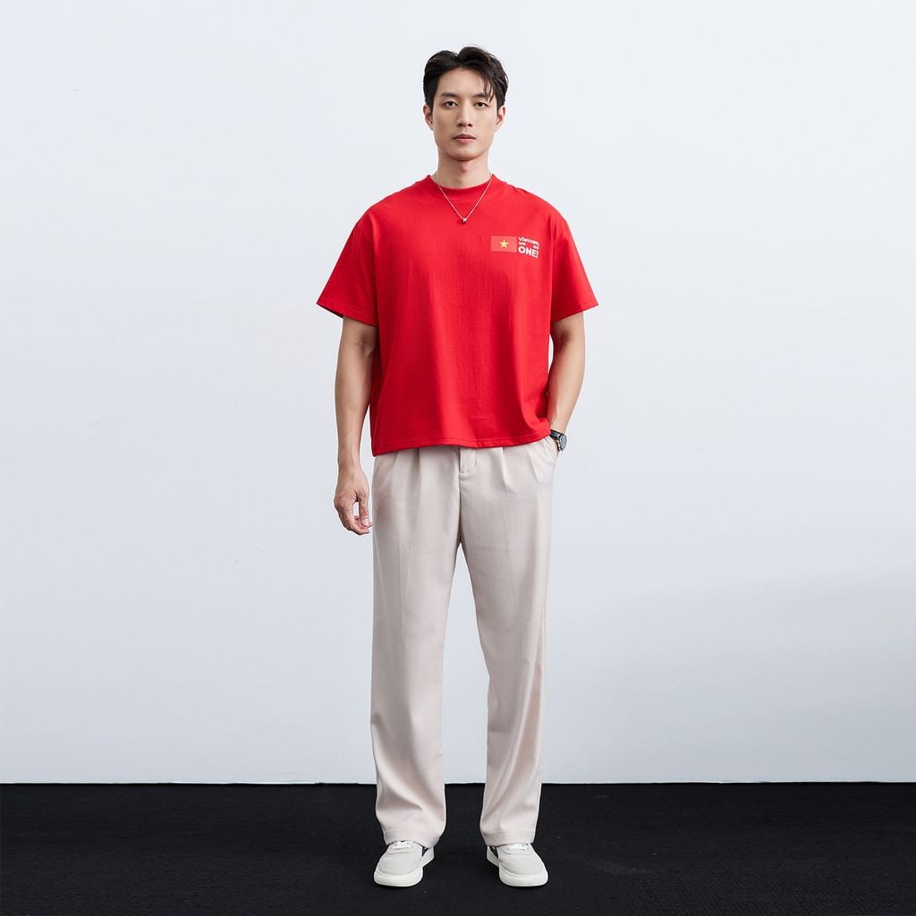 Áo Thun 54 Dân Tộc - Red Boxy - OB1210 BE578