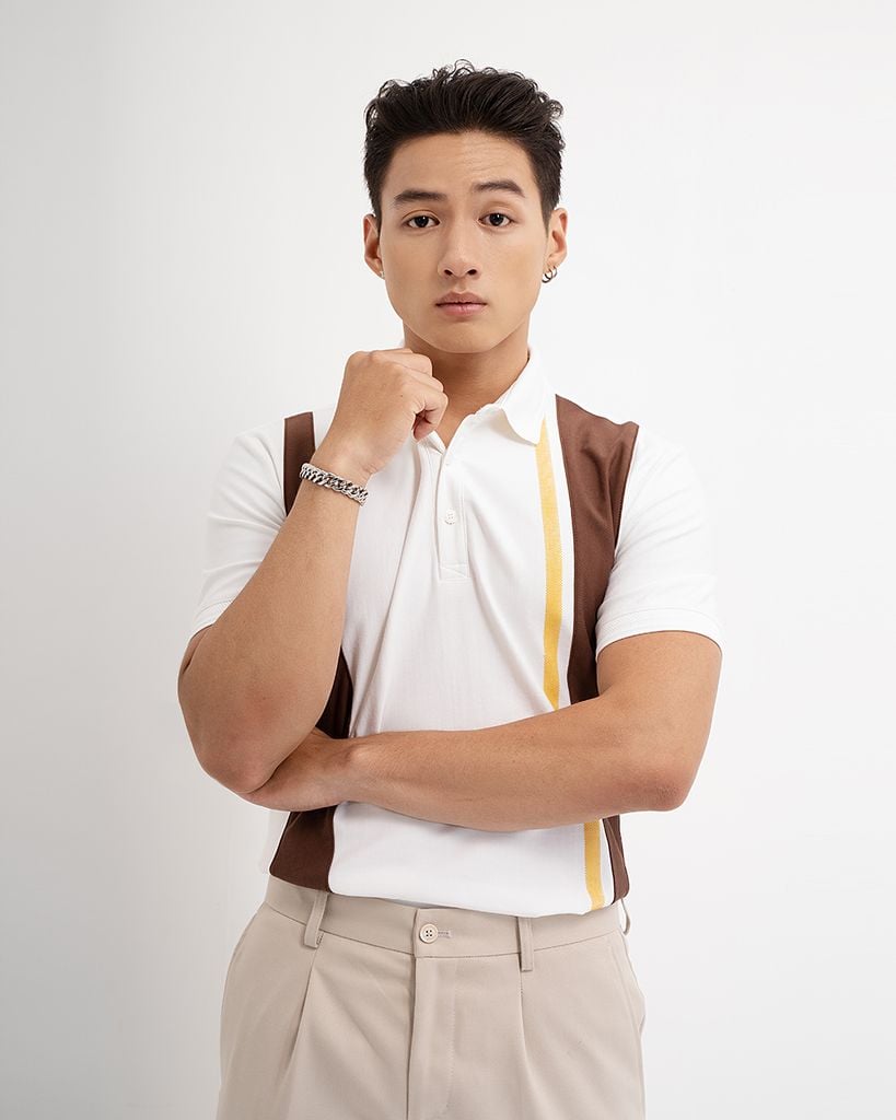 Áo Polo Nam Ghép Màu R1300BB313