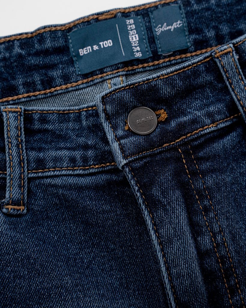 Quần Jean Nam Trơn SL2141BB021