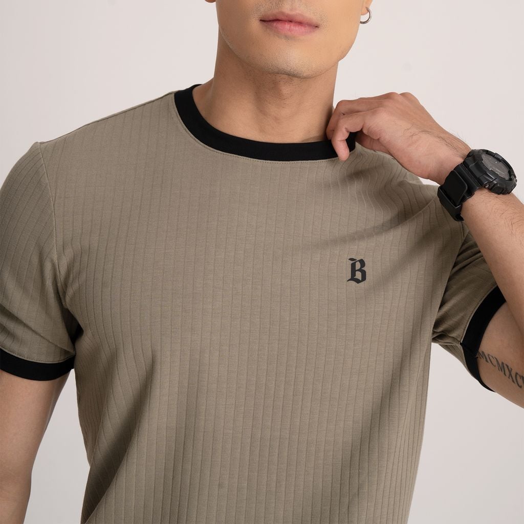 Áo Thun Phối Bo CS1210BB125