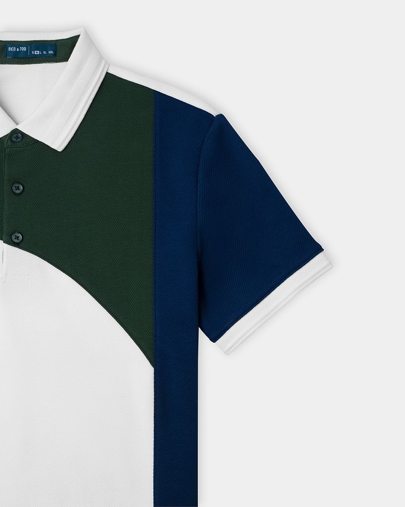 Áo Polo Ghép Màu R1300BB382