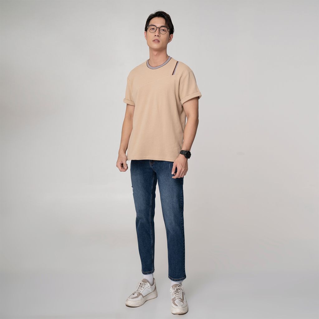 Áo Thun Nam Phối Bo R1210BB204