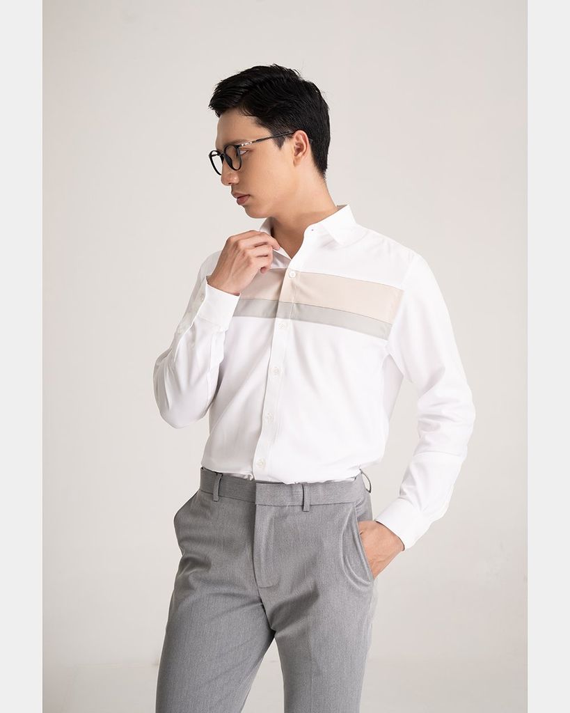 Áo Sơ Mi Nam Phối Màu R1622BB1122