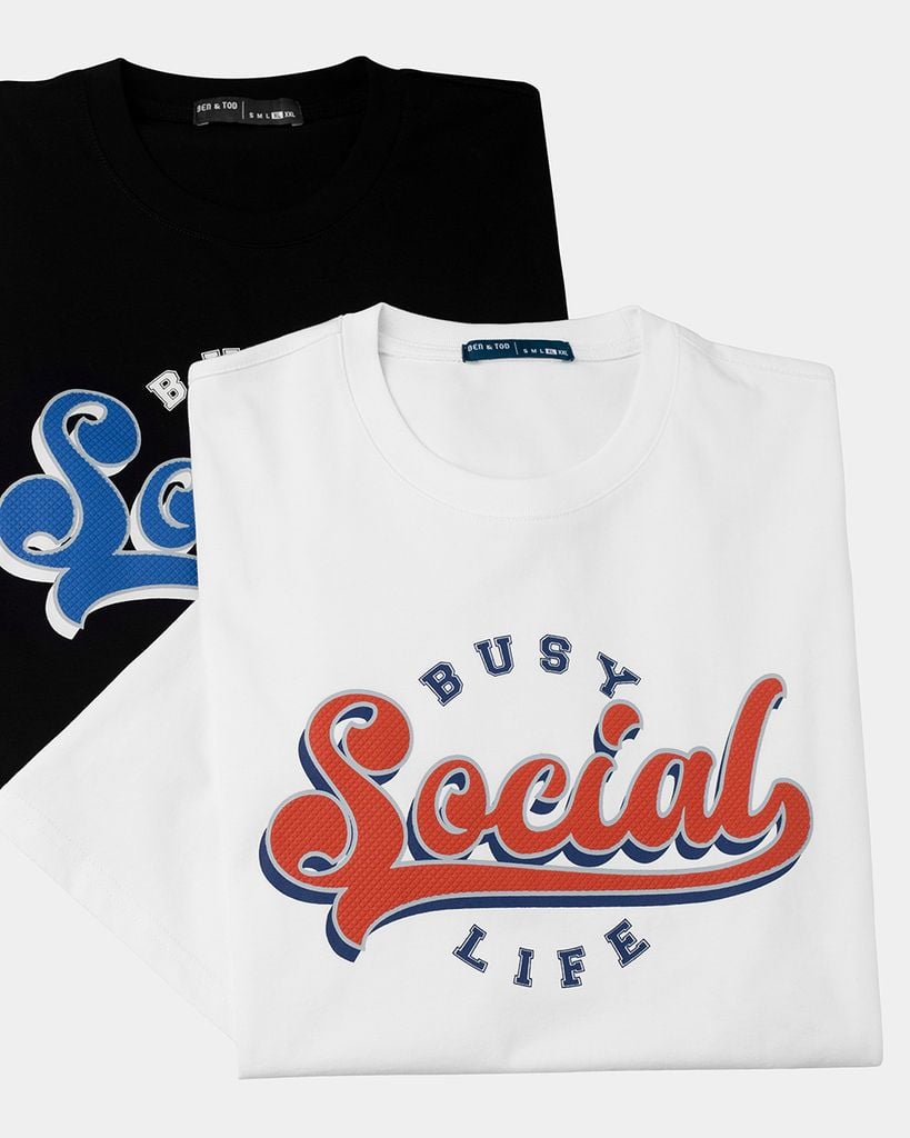 Áo Thun Nam In Chữ R1210BB180