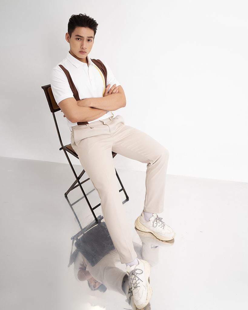 Áo Polo Nam Ghép Màu R1300BB313