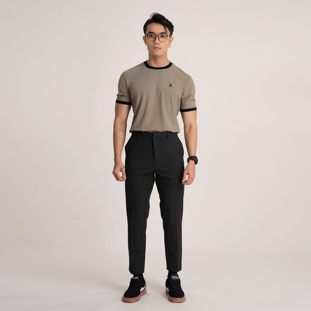 Áo Thun Phối Bo CS1210BB125