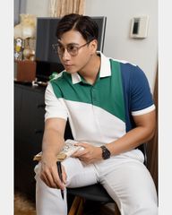 Áo Polo Ghép Màu R1300BB382