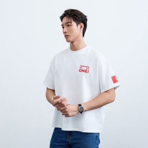 Áo Thun 63 Tỉnh Thành - White Boxy - OB1210 BE580