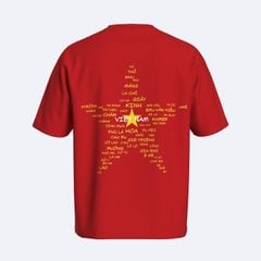Áo Thun 54 Dân Tộc - Red Oversize - O1210 BE577