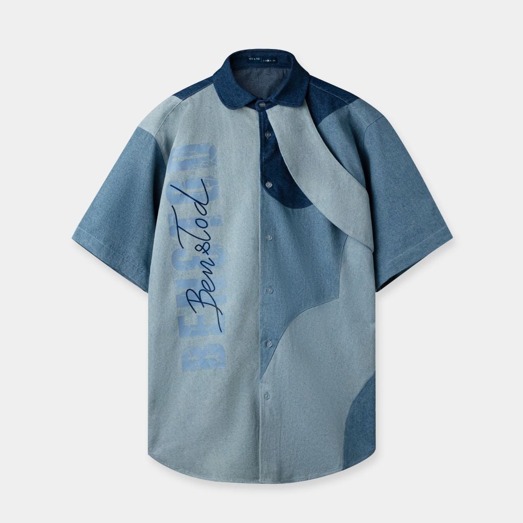 TD.Sơ Mi Ghép Màu R1612 BC277