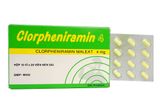 CHLOPHENIRAMINE 4MG