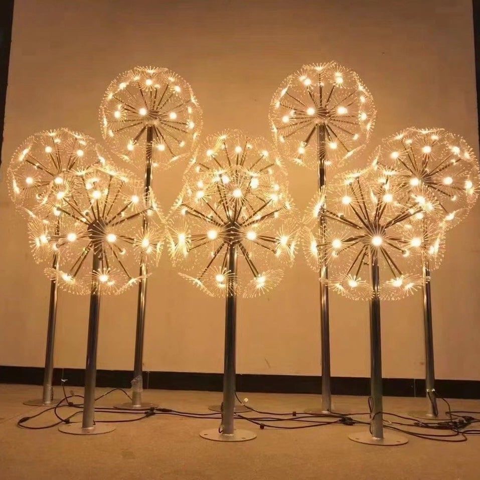 Hoa led trang trí đô thị, công viên, sân vườn - Trụ hoa bồ công anh